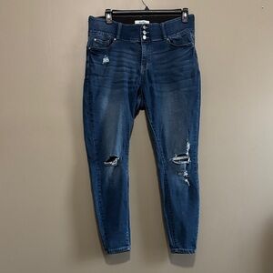 Arula Midnight Blue Ripped Jeans